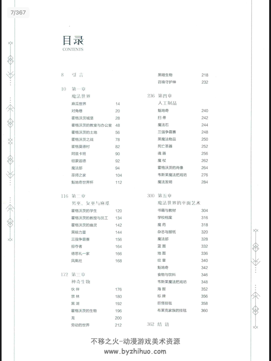 哈利波特艺术设定集PDF 百度网盘 367p