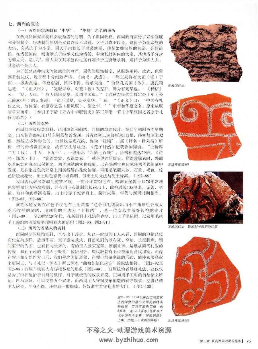 中华服饰七千年 四卷 绘画素材 百度网盘分享