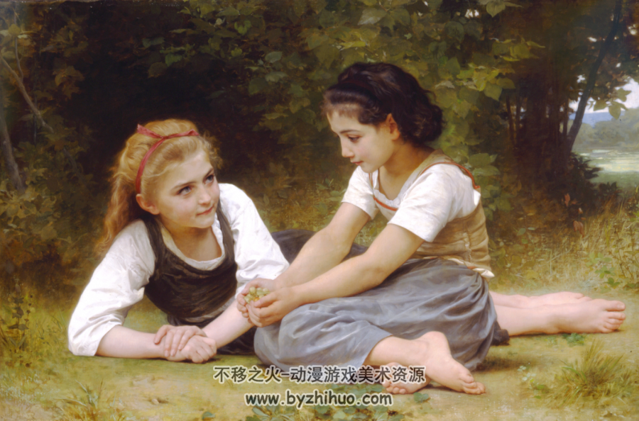 威廉·阿道夫·布格罗 19世纪法国学院派写实 油画作品合集 百度网盘下载