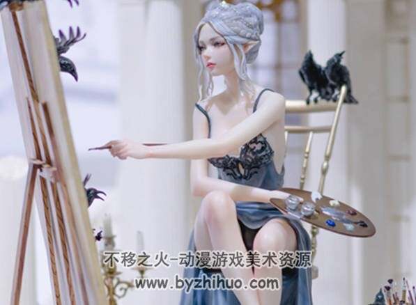 海琴烟冰公主尤利娅 3D模型 百度网盘下载