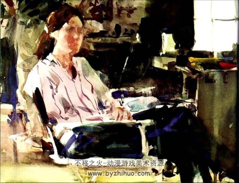 水彩人物肖像技法 Portrait.Painting.in.Watercolor Charles·Reid PDF 百度盘 154P