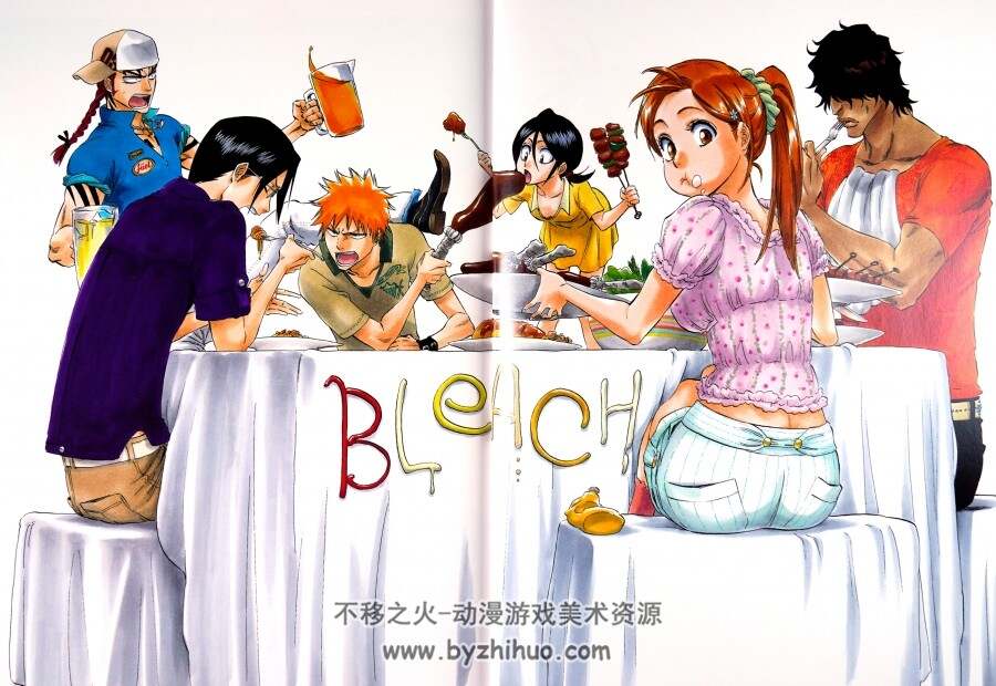 久保带人死神BLEACH Artbook JET 画集（非拆扫）百度网盘- 不移之火资源网