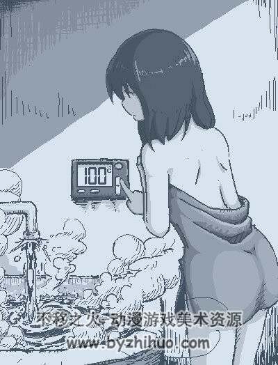 日本 推特画师HamsterFragment 笔下的jk少女 插画图集
