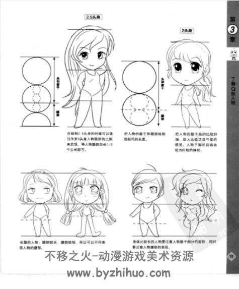 超级漫画技法宝典 Q版专辑 PDF格式 百度盘 292P