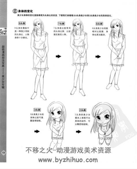 超级漫画技法宝典 美少女专辑 PDF格式 百度网盘下载 292P