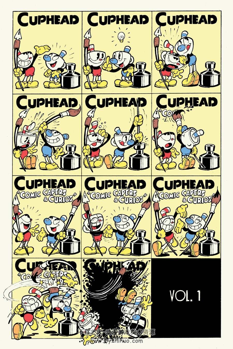茶杯头Cuphead Comic Capers & Curios (2020) 漫画 百度网盘下载