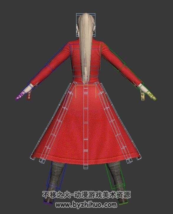 DoA5 Sarah Redcoat 死或生忍龙 莎拉 3D模型 百度网盘下载