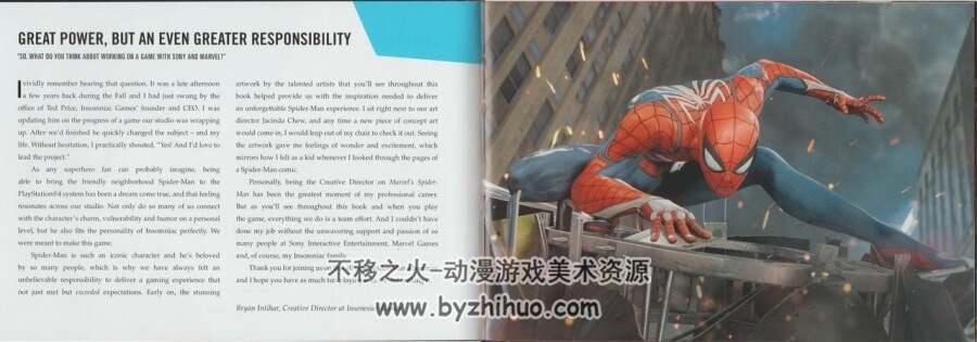 索尼漫威蜘蛛侠设定集 Marvel's Spider-Man The Art of the Game 百度网盘下载