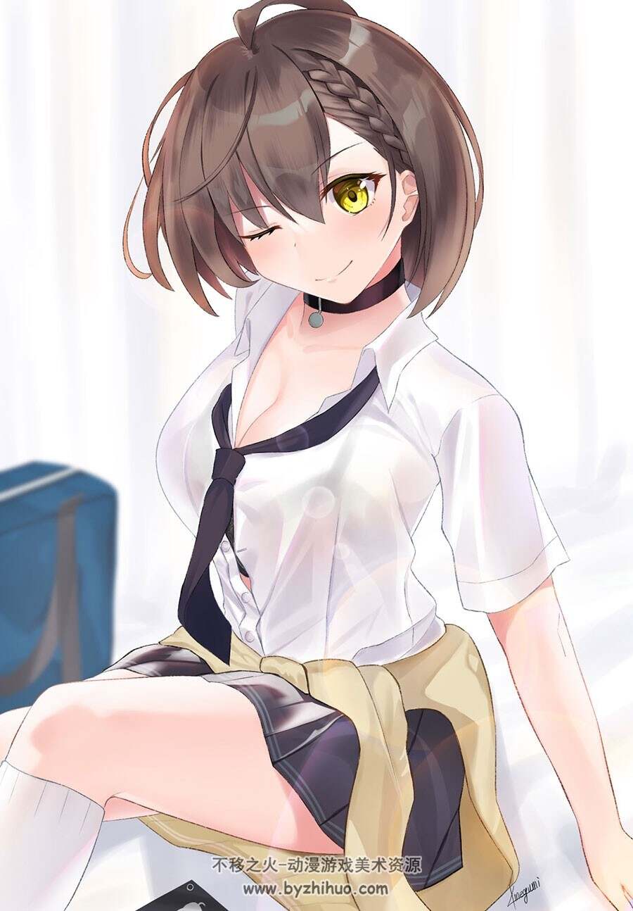 P站画师 Kei Megumi 软萌二次元少女插画图集 百度网盘下载