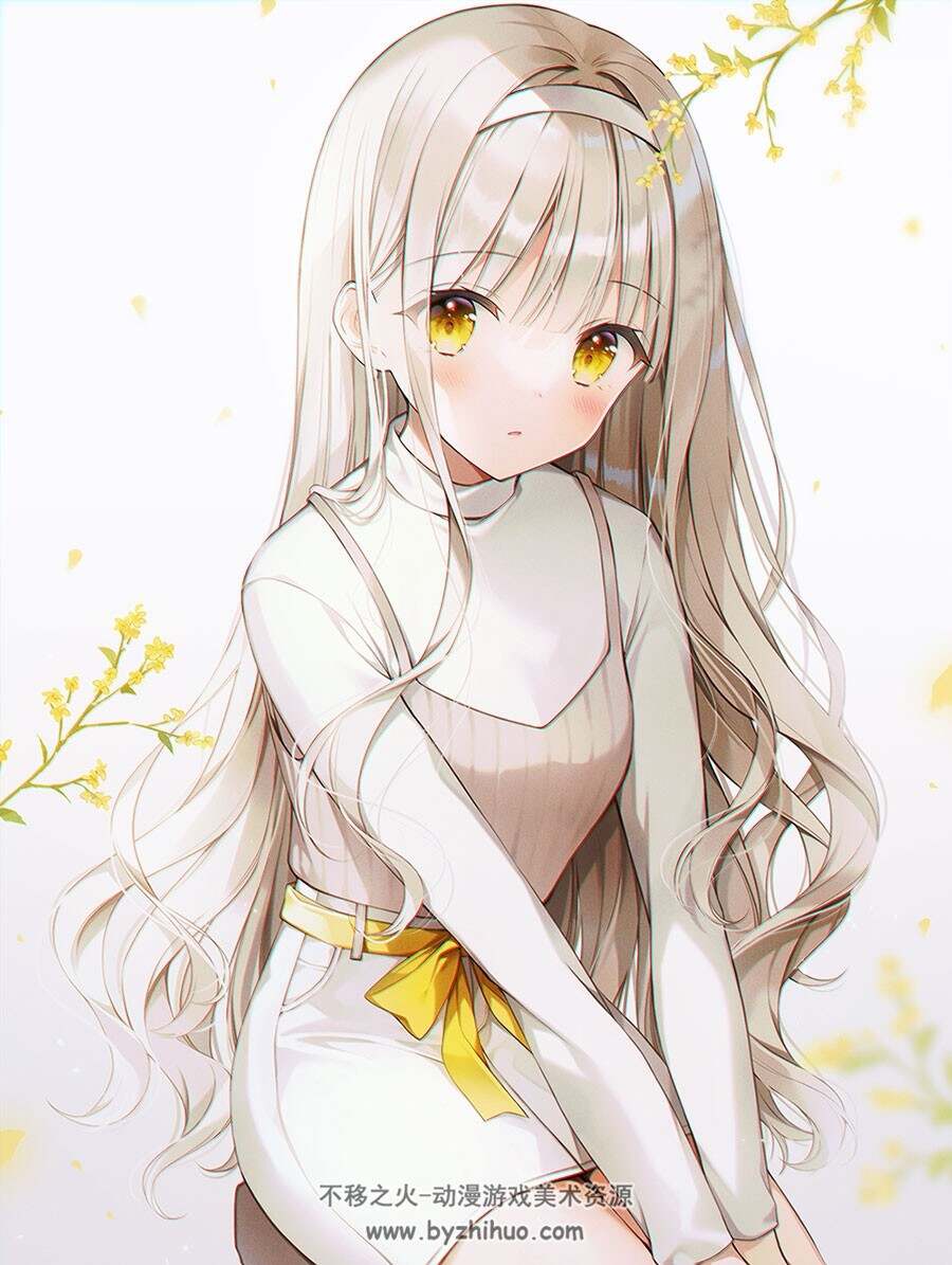 P站画师weri 甜妹子插画壁纸图包下载 百度网盘 76P