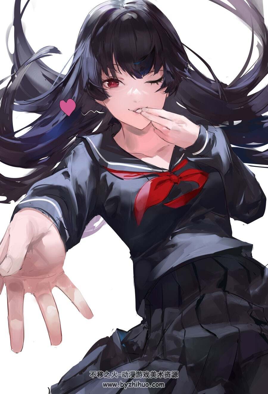 画师blazpu 攻气少女插画作品图集 百度网盘下载