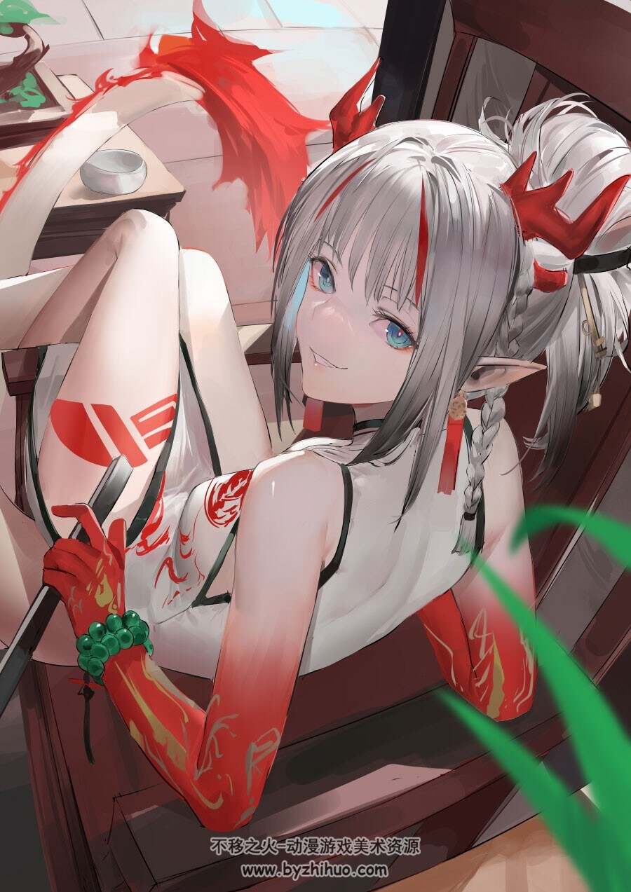 画师blazpu 攻气少女插画作品图集 百度网盘下载