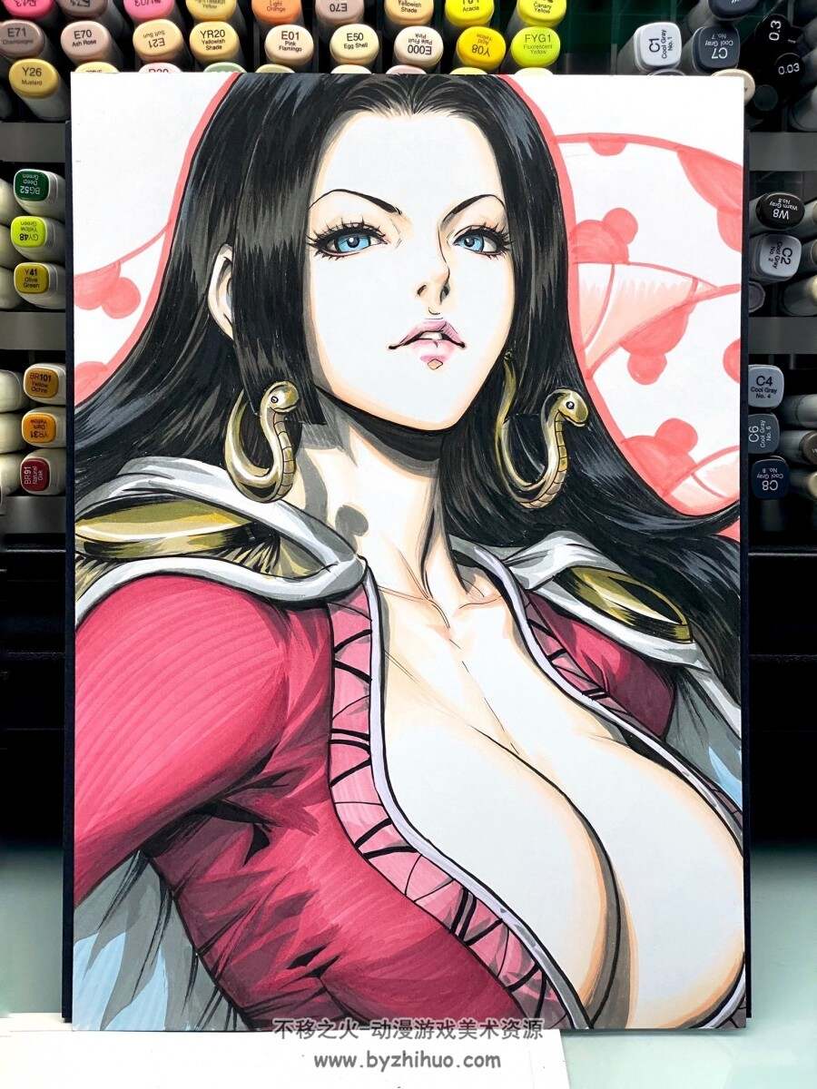 新加坡著名画师刘丕政 Stanley Artgerm Lau 马克笔作品集分享