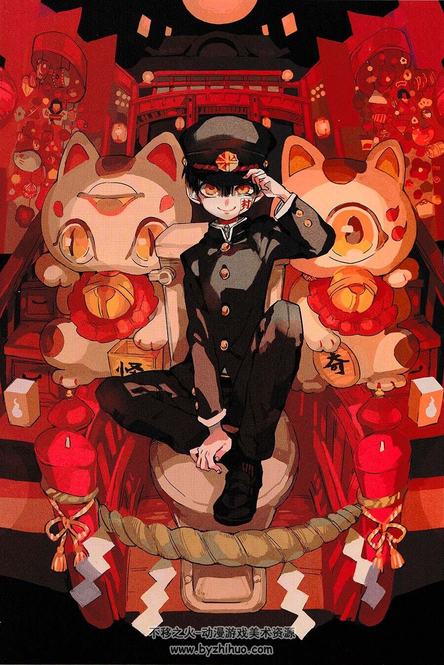 Amazon.co.jp: 初版 あいだいろ 画集 地縛少年花子くん 2