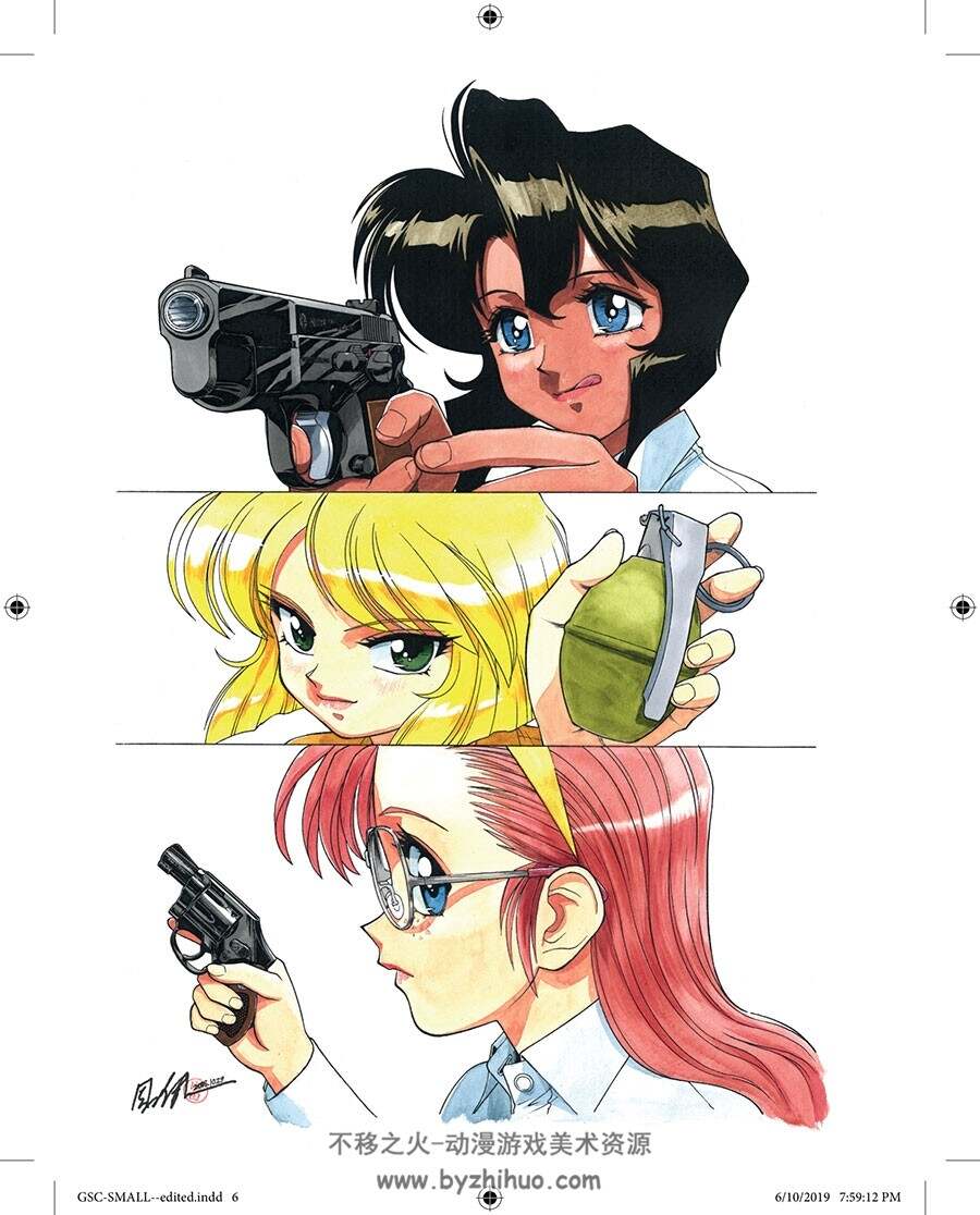 Gunsmith Cats Anime OVA Blu-ray Production Archive 画集 245P 百度网盘下载