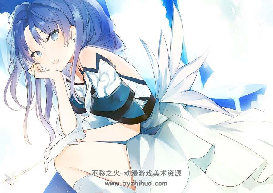 画师Lpip 清透干净的二次元女孩纸图集 百度网盘下载