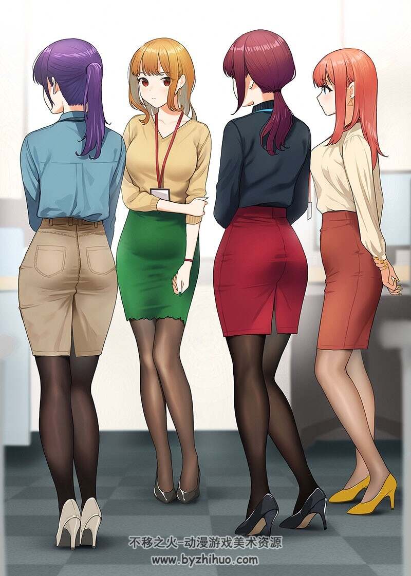 PIXIV 画师どうしま 纸片人生活风插画图包 百度网盘下载