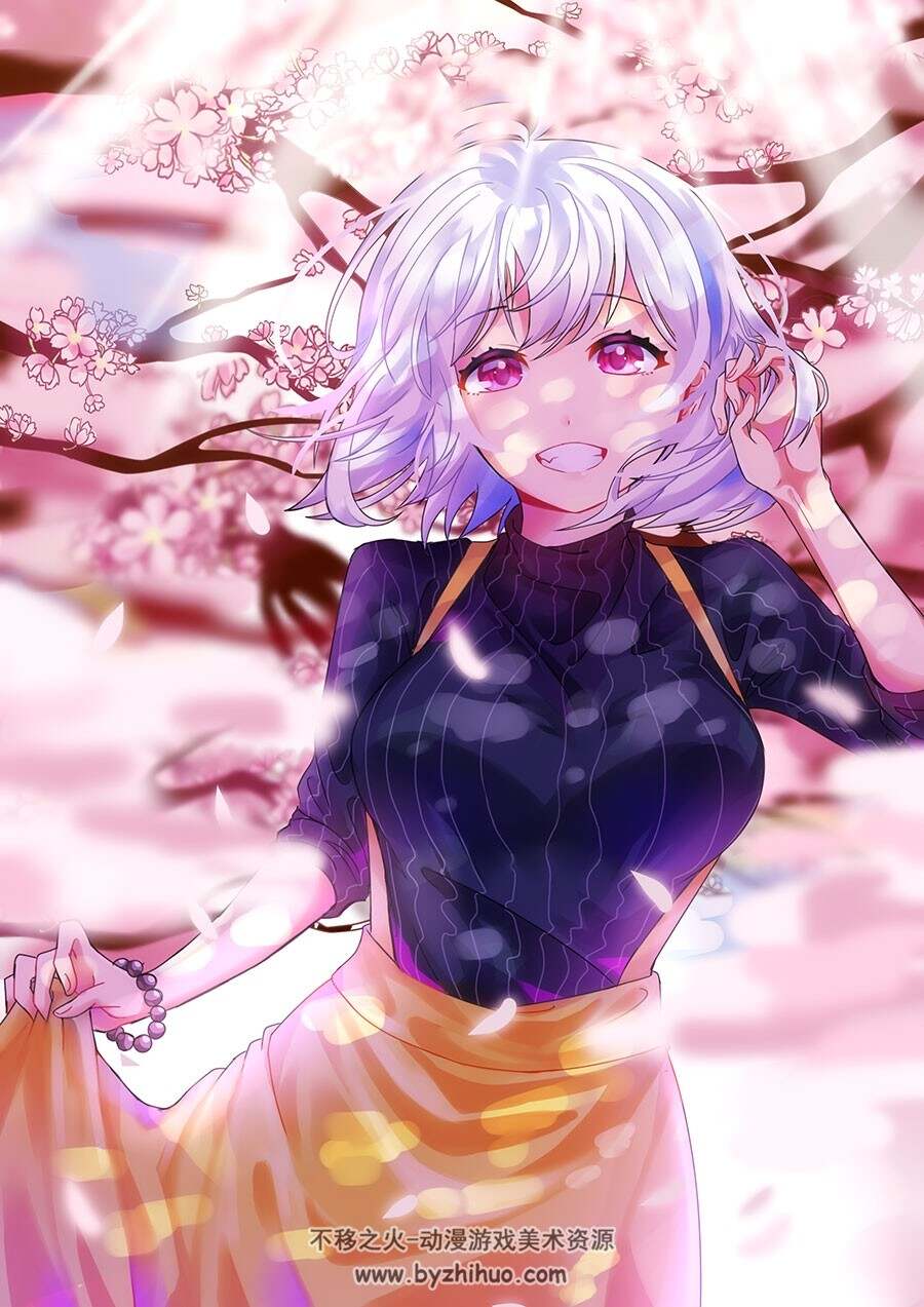 PIXIV 画师KI 有耳朵哦~二次元插画图包 百度网盘下载