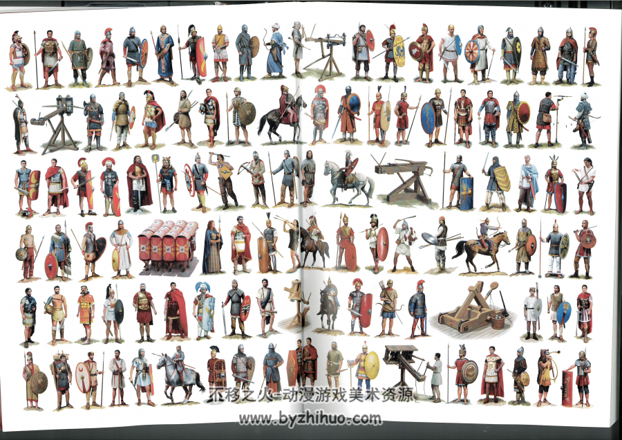 罗马世界甲胄兵器和战术图解百科 罗马军队及其敌人的装备详解 百度网盘