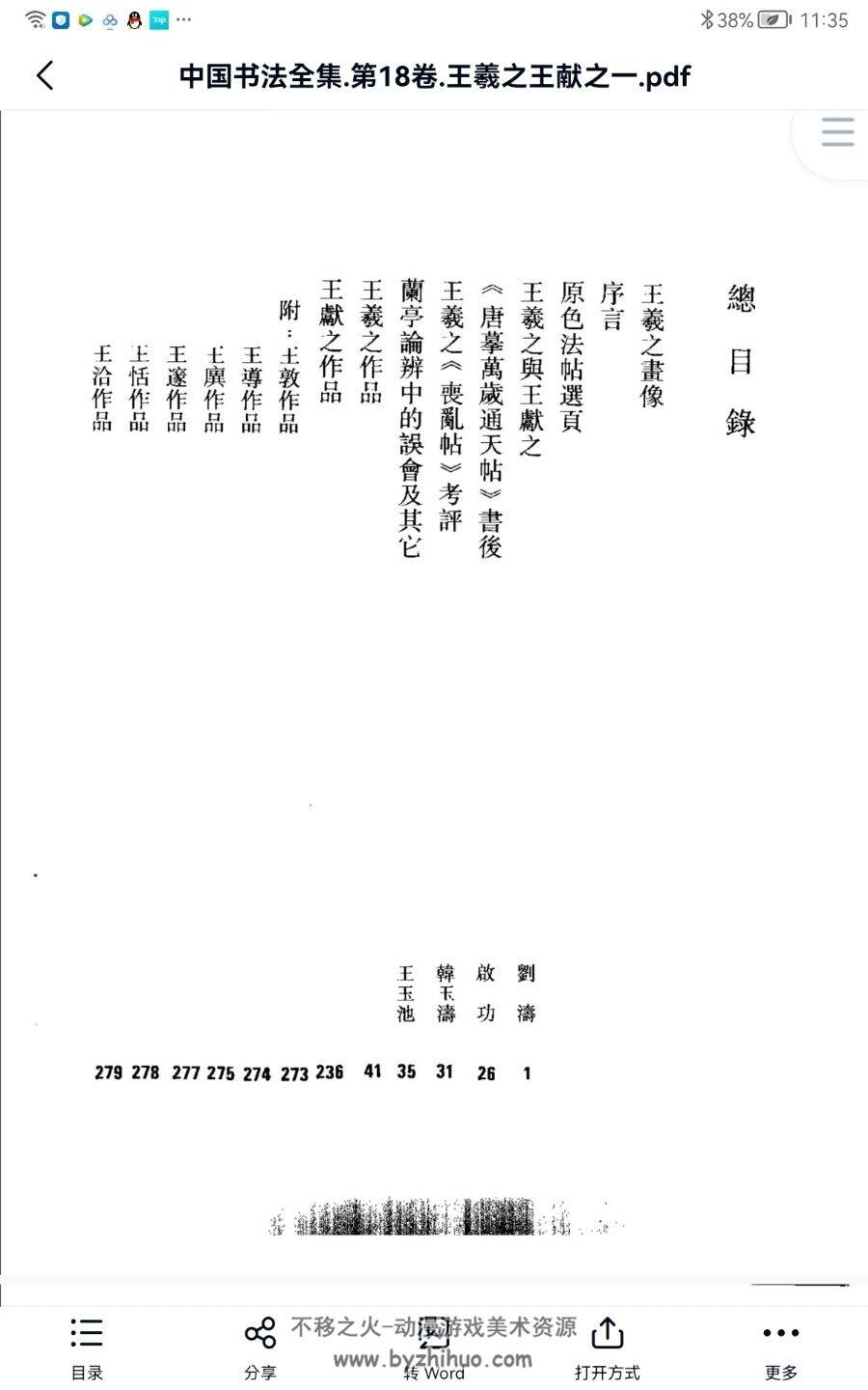中国书法全集 第十九卷 王羲之和王献之 PDF格式 百度网盘下载