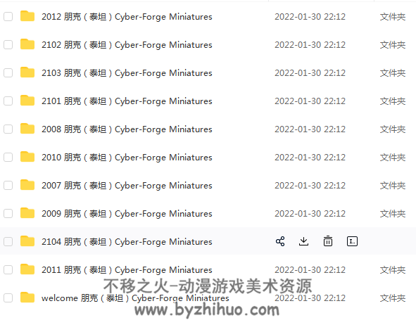 朋克（泰坦）Cyber-Forge Miniatures 3D打印模型 百度网盘下载