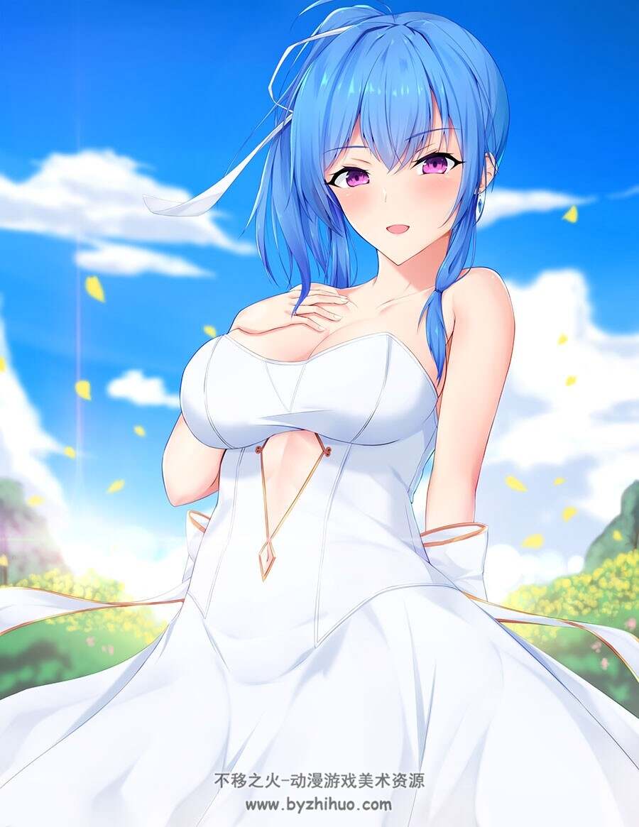PIXIV 插画师 藍綬アイラ 软萌少女二次元插画图片 百度网盘下载