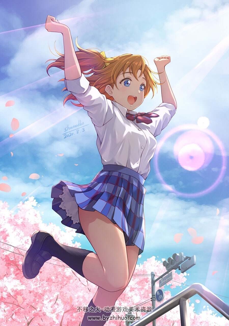 P站画师 沙マコ shamakho 二次元少女图片cg插画壁纸 百度网盘下载 208P