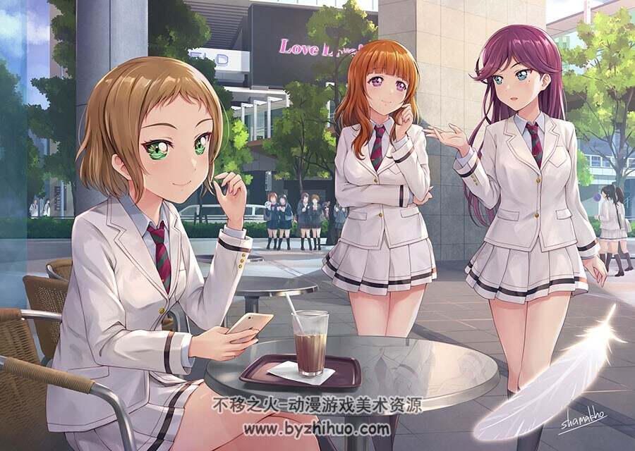 P站画师 沙マコ shamakho 二次元少女图片cg插画壁纸 百度网盘下载 208P