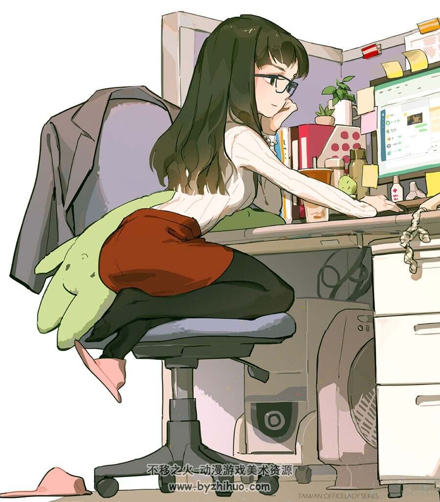 Pixiv 插画师天之火 二次元少女壁纸cg插画图片 百度网盘下载 328P