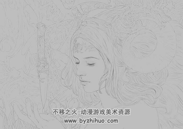 pixiv插画师 SunDay-ZJY 精致cg插画作品图片 百度网盘下载 125P