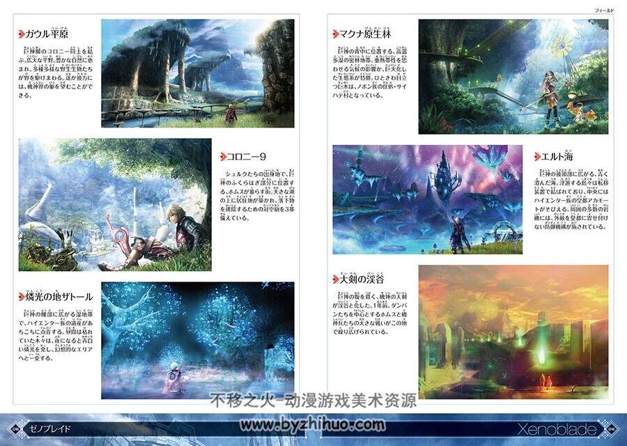 saitom(斋藤将嗣)ゼノブレイド つながる世界のアートBOOK 设定集 百度网盘