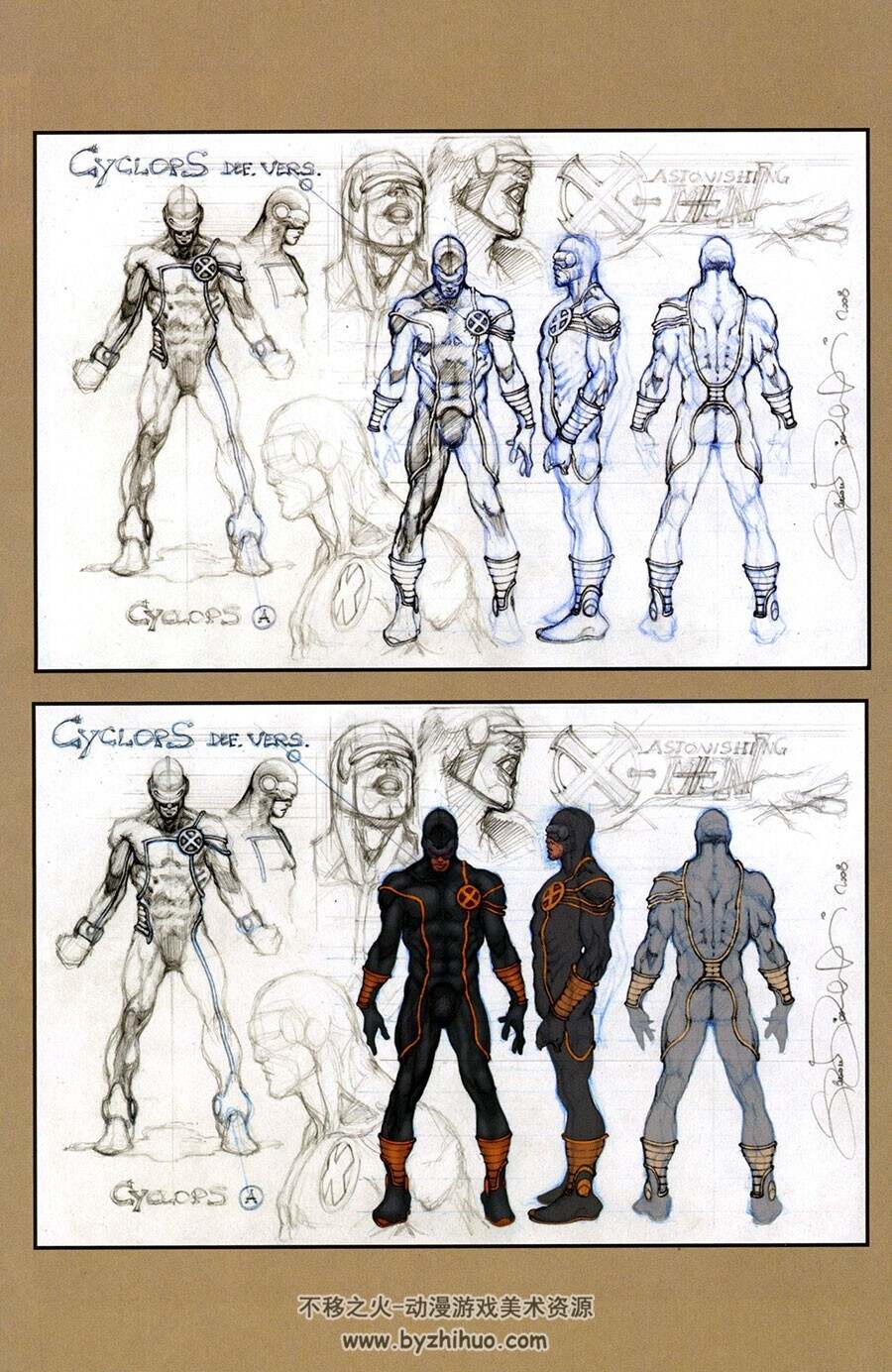 Astonishing X-Men Sketchbook 设定集 百度网盘下载