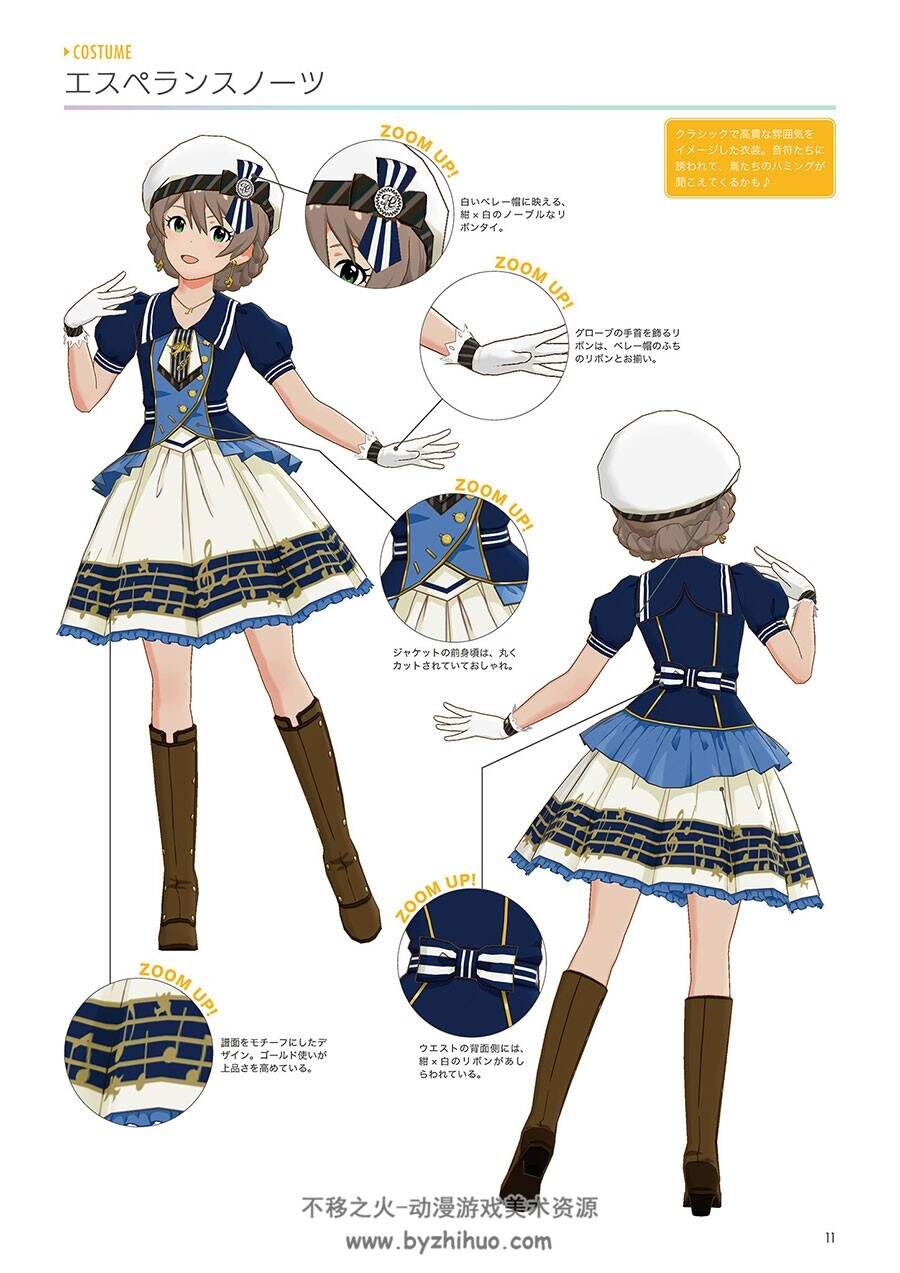 The iDOLM@STER Million Live! Theater Days Dress up Collection 设定画集 百度网盘下载