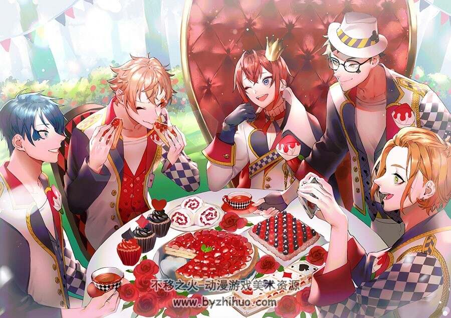 P站画师8イチビ8 二次元图片壁纸 百度网盘插画下载 72P