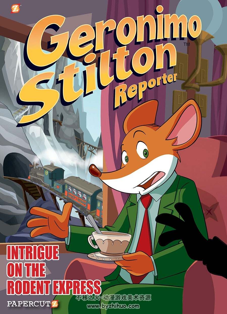 Geronimo Stilton Reporter 第11册 Intrigue on the Rodent Express 漫画下载