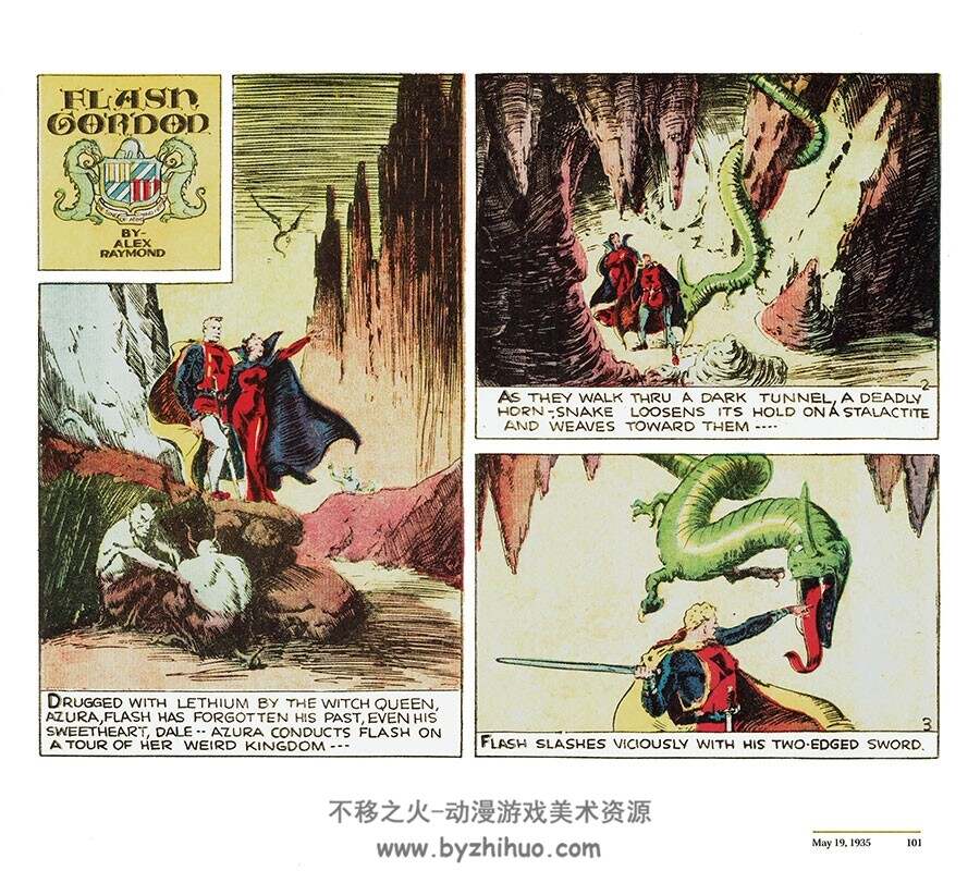 The Complete Flash Gordon Library 第1册 On the Planet Mongo 漫画下载