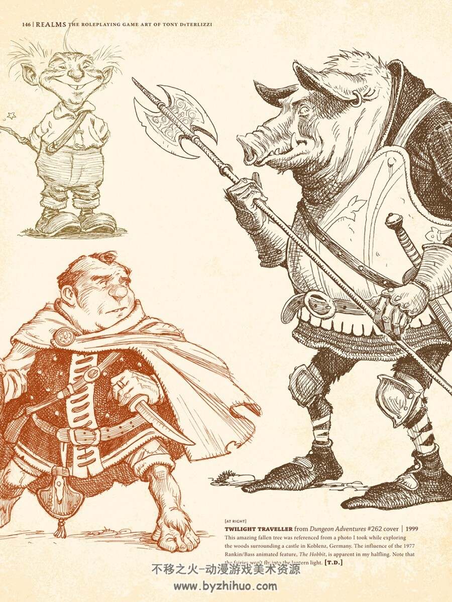 Realms the roleplaying game art of tony diterlizzi 232p 361mb jpg 