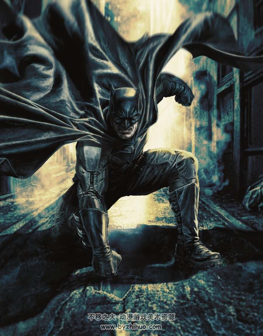 Batman 蝙蝠侠-亲爱的侦探 插画集 百度网盘下载 223MB