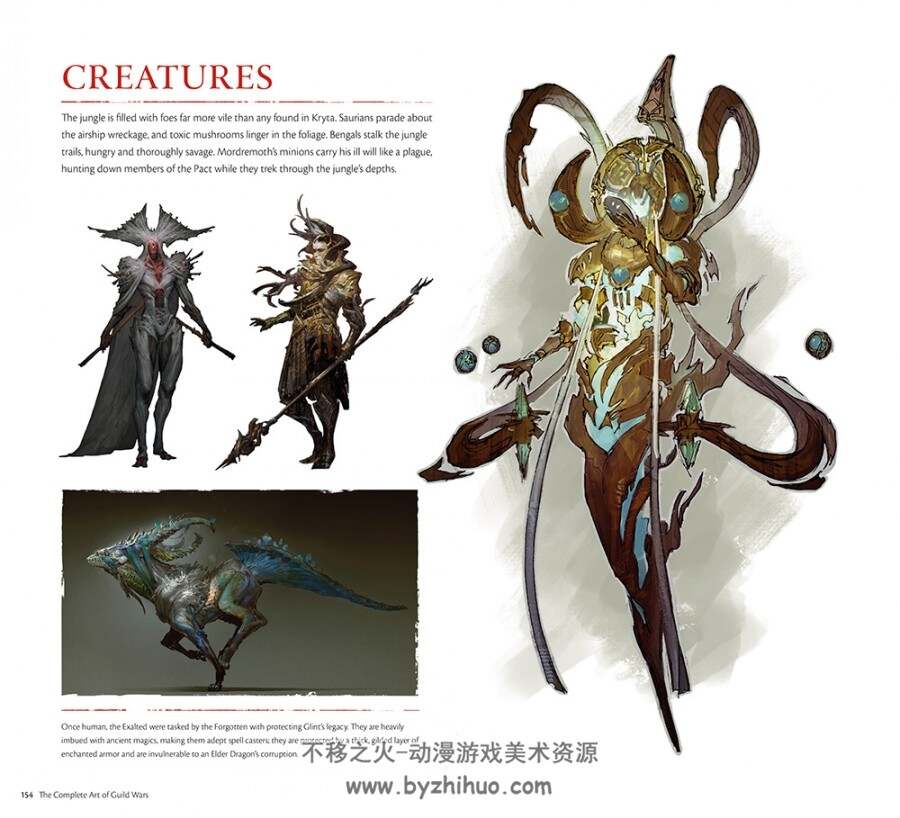 激战设定画集The Complete Art of Guild Wars-ArenaNet 20th Anniversary Edition.182P.504M