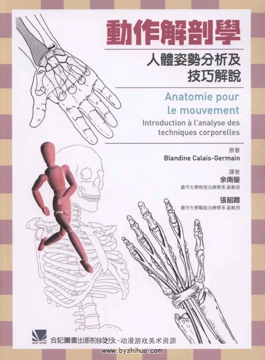 动作解剖学 人体姿势分析及技巧解说 繁体台版 百度网盘下载 28.8MB