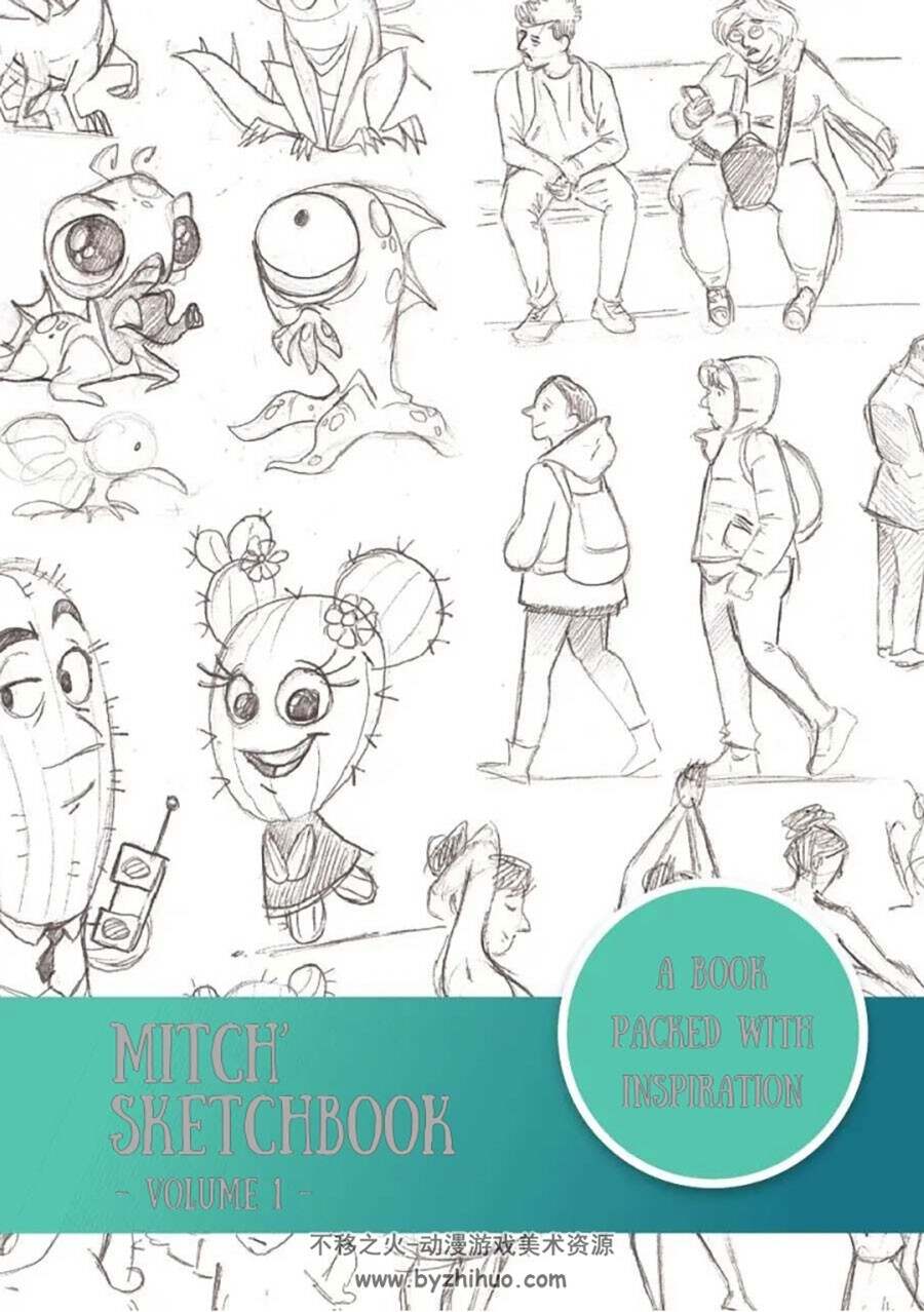Mitch Sketchbook Volume 1+4 画集 百度网盘下载