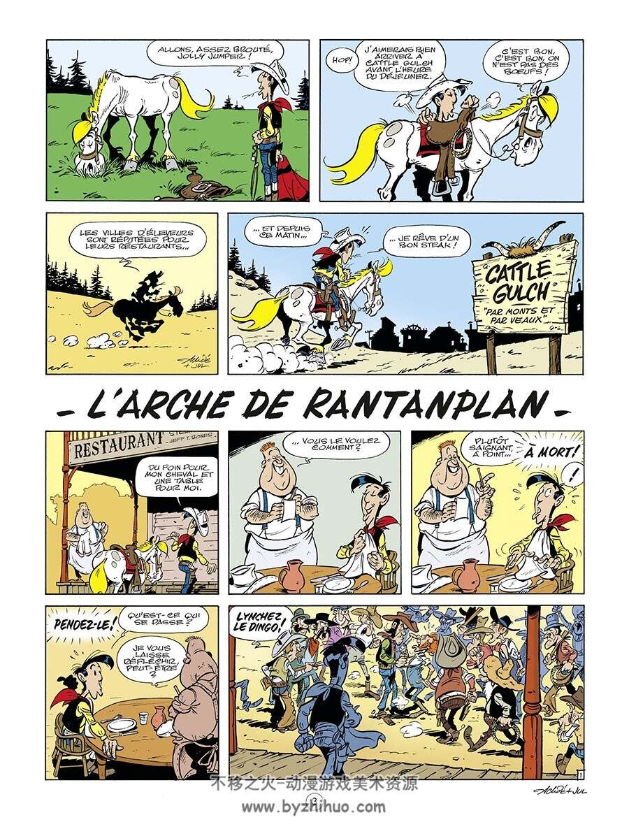 Les Aventures De Lucky Luke 第10册 L'Arche De Rantanplan 漫画 网盘下载