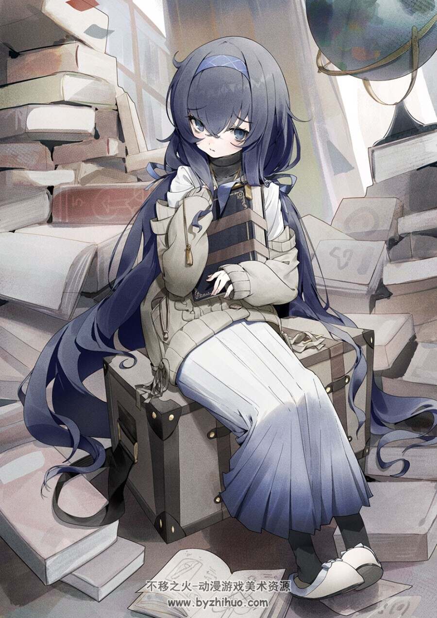 P站画师 DD9 二次元插画壁纸图片 百度网盘下载 49P