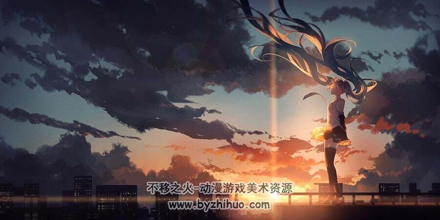 画师Nochek PIXIV插画壁纸图包 百度网盘下载 25P
