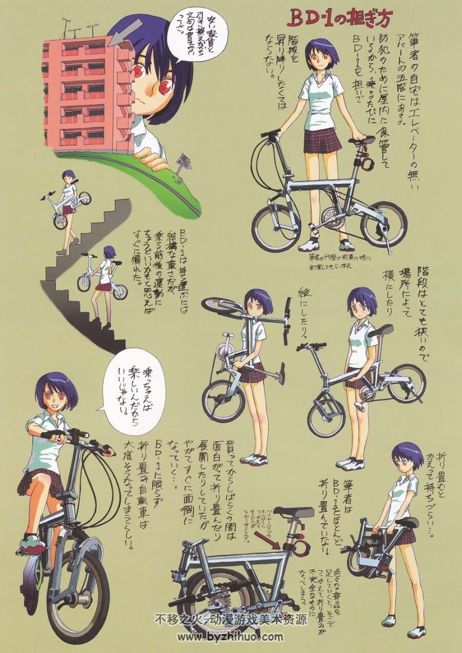 自行车少女/少女自転車解放区画集图册.Various.184P/1.09G.jpg.百度/阿里网盘