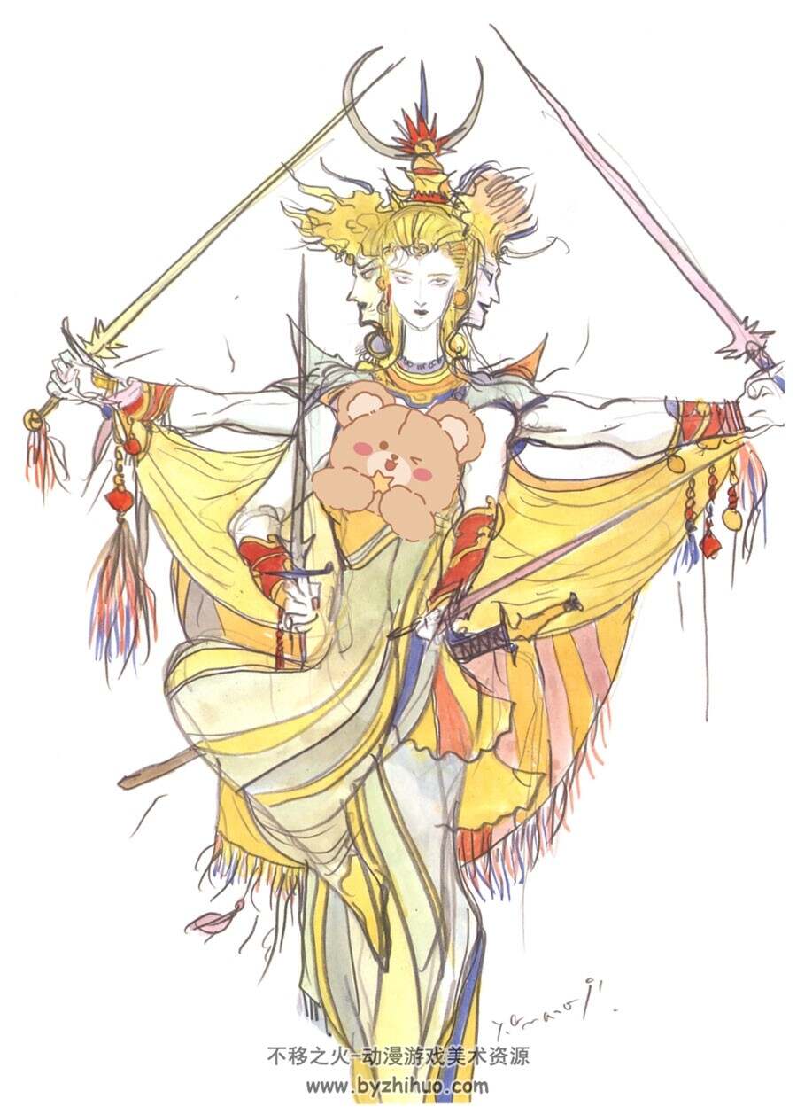 DAWN 天野喜孝空想画集最终幻想百度网盘下载- 不移之火资源网