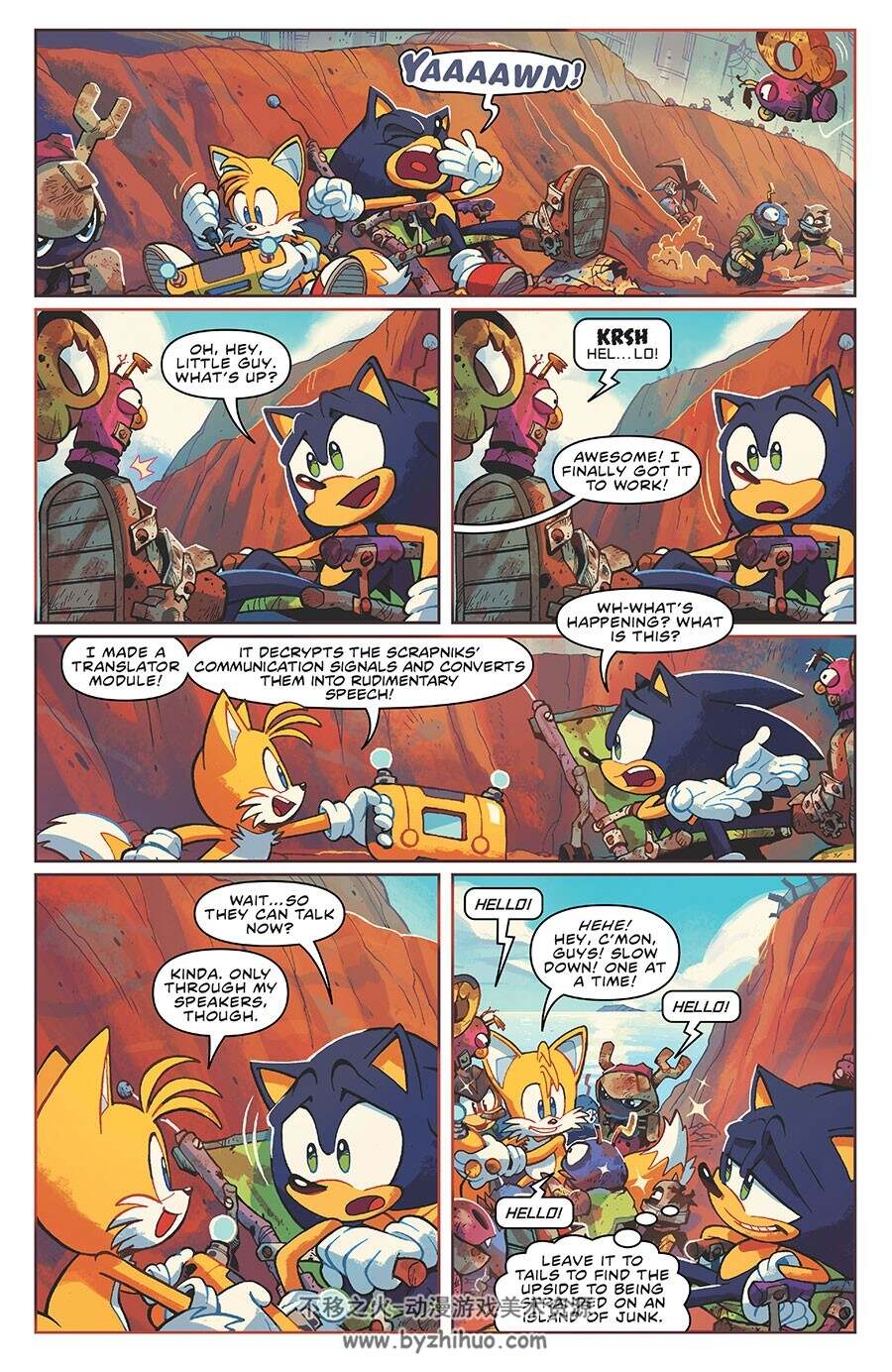 Sonic the Hedgehog Scrapnik Island 第2册 漫画 百度网盘下载