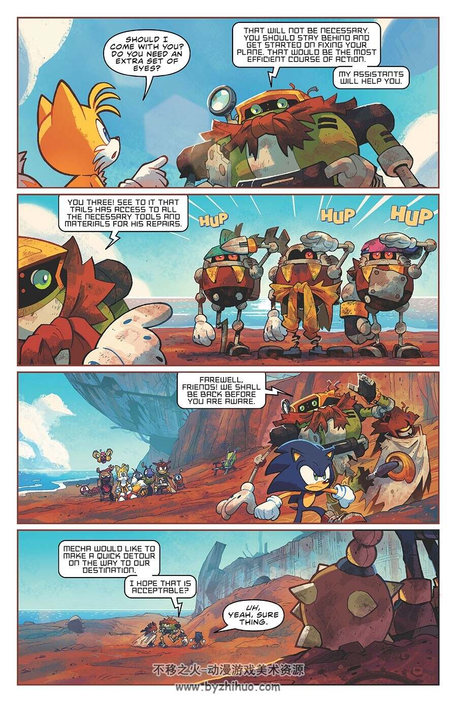 Sonic the Hedgehog Scrapnik Island 第2册 漫画 百度网盘下载