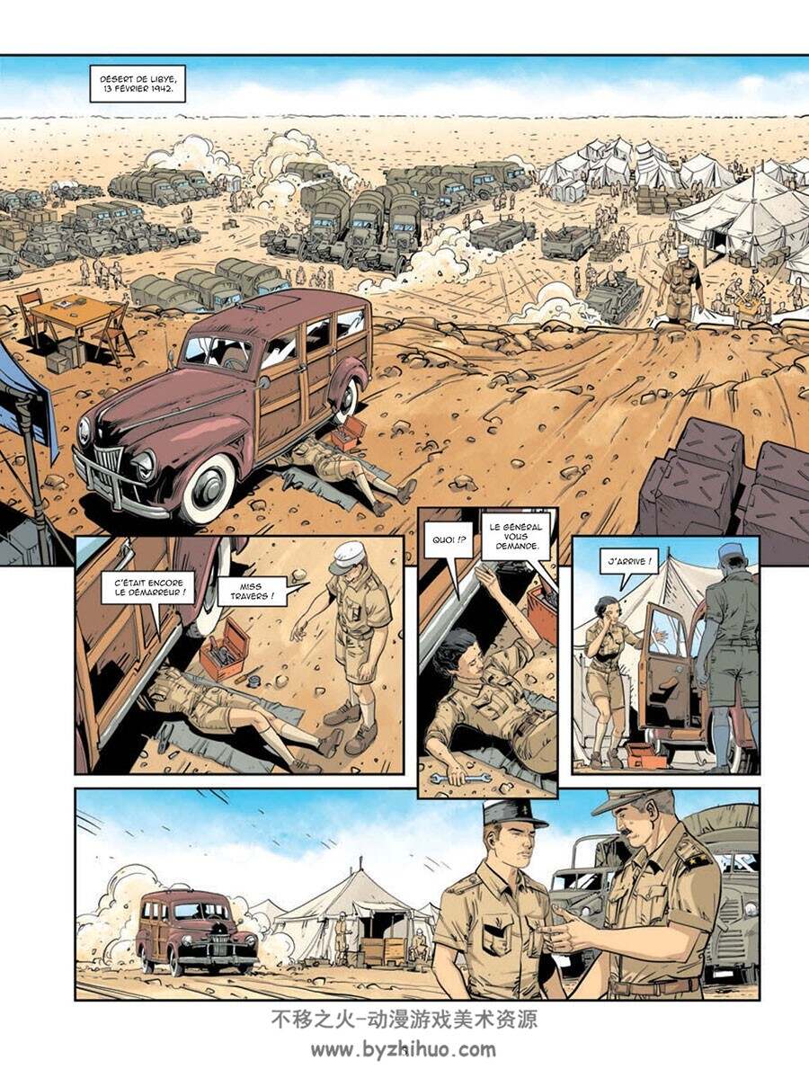 Bir Hakeim 1942 第1册 Jean-François Vivier 漫画下载