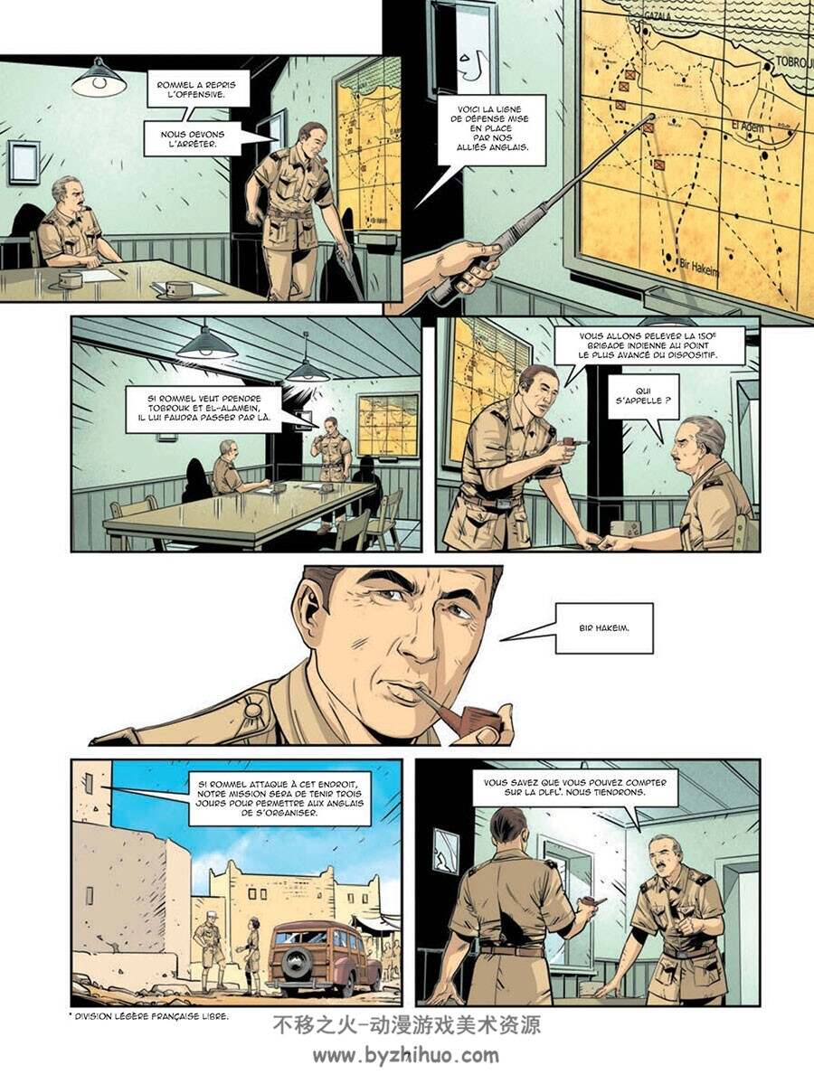 Bir Hakeim 1942 第1册 Jean-François Vivier 漫画下载
